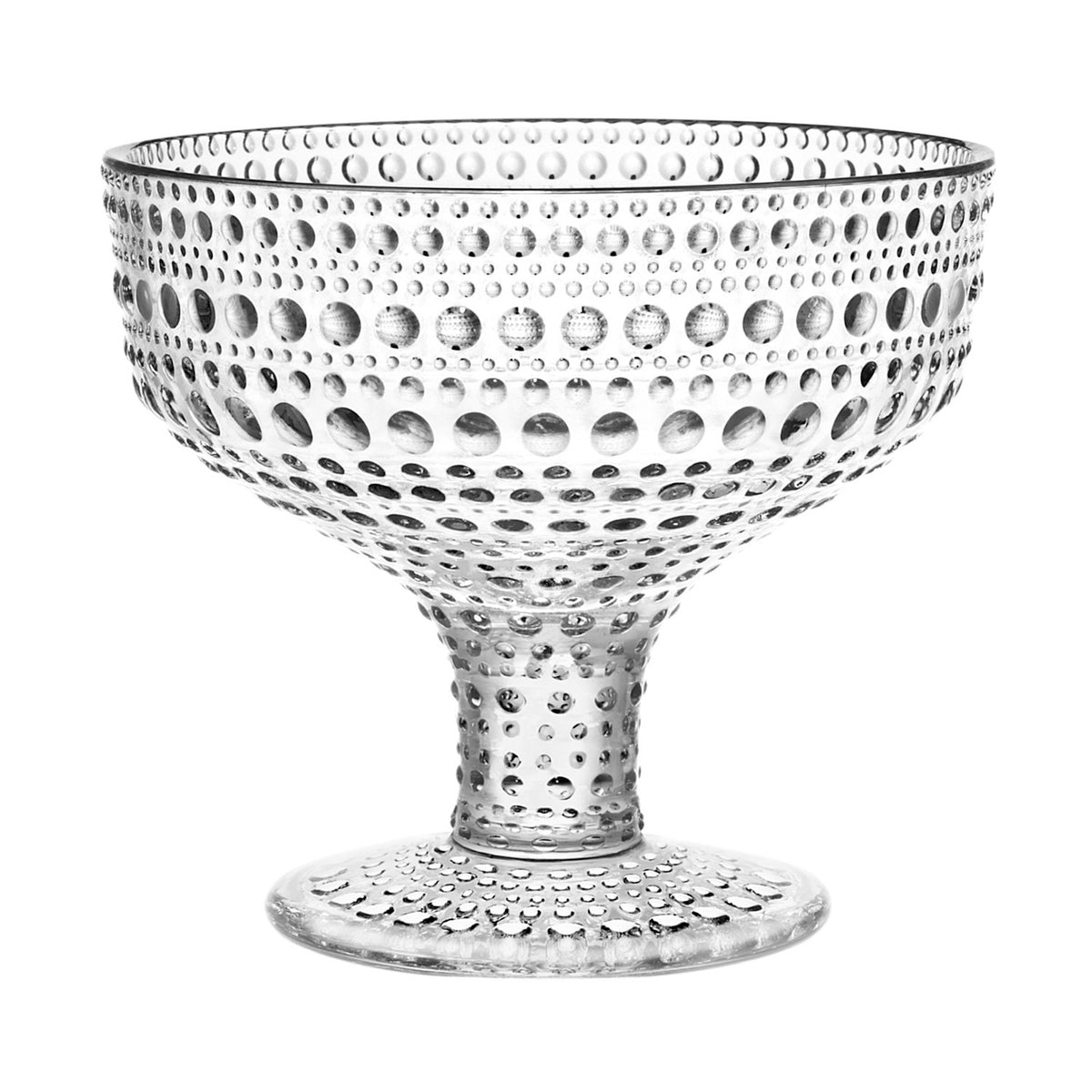 IITTALA Kastehelmi Footed Bowl 35cl Clear