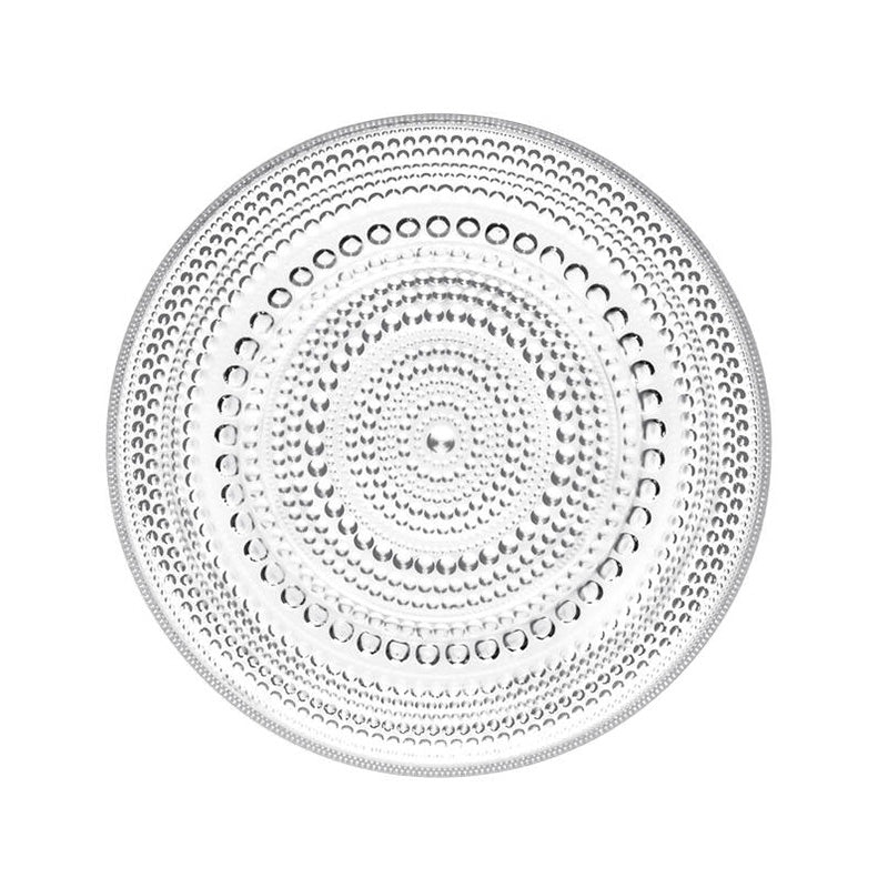 IITTALA Kastehelmi Plate 170mm Clear Set of 4 in Tin