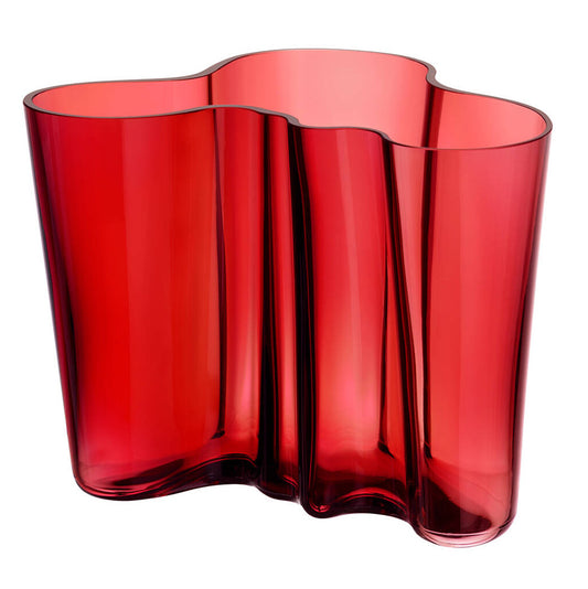 IITTALA Alvar Aalto Vase 160mm Cranberry