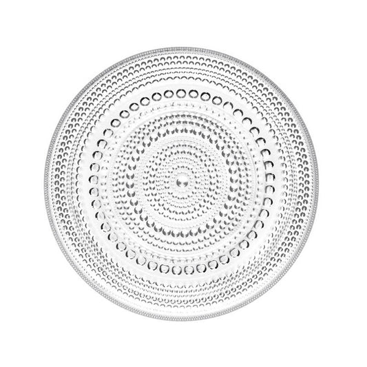 IITTALA Kastehelmi Plate 170mm Clear Set of 4 in Tin