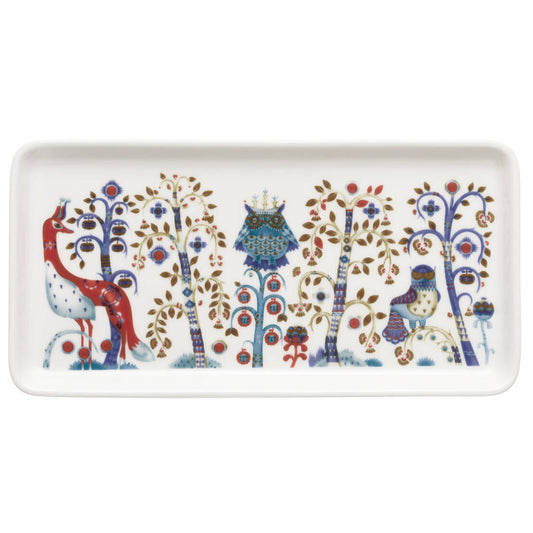 IITTALA Taika Plate Rectangle 12x24cm White