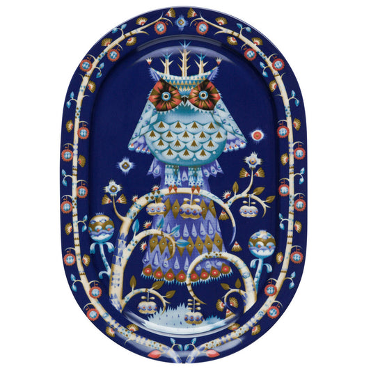 IITTALA Taika Platter Oval 41cm Blue