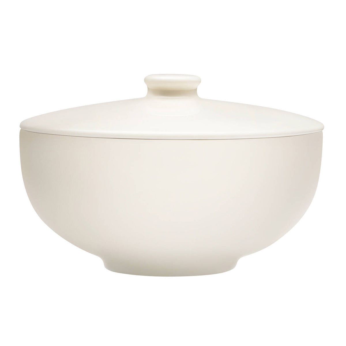 IITTALA Teema Tiimi Soup Bowl With Lid 0.8L White